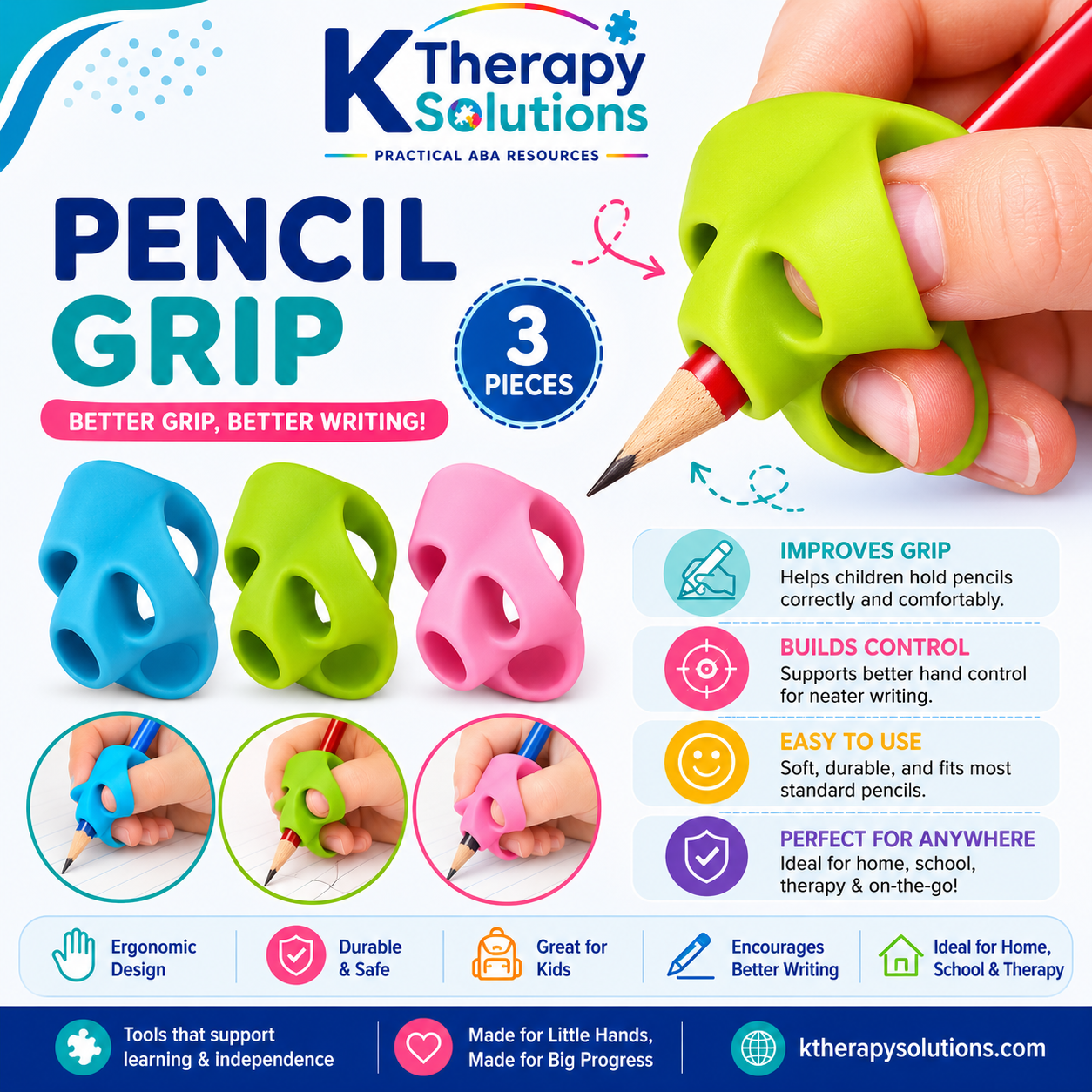 3 Pencil Grip